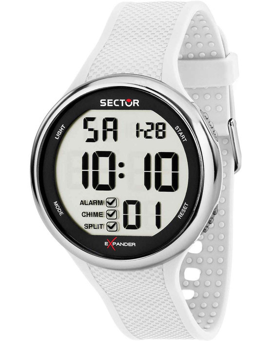 SECTOR EX-17 Chronograph White Plastic Strap