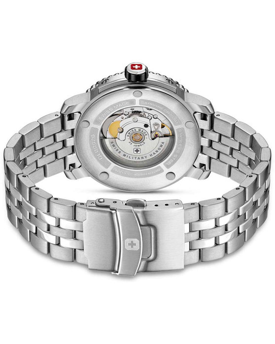 SWISS MILITARY HANOWA Maitre Plongeur Automatic Stainless Steel Bracelet Gift Set