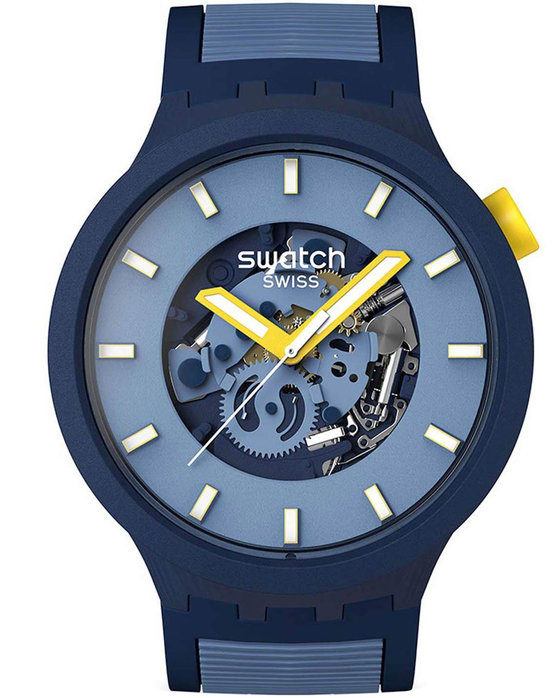 SWATCH Essentials Below The Horizon Two Tone Silicone Strap