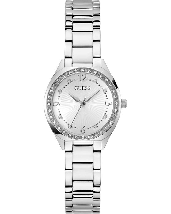 GUESS Charlotte Crystals Silver Stainless Steel Bracelet