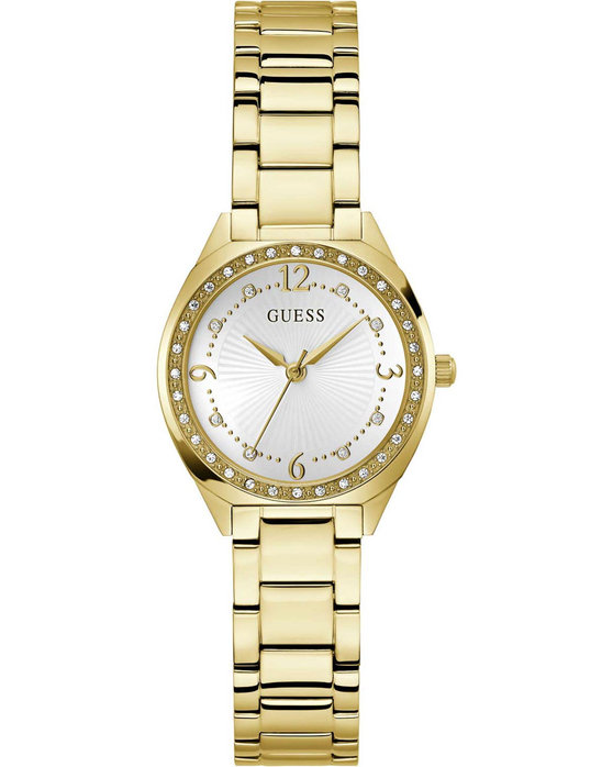 GUESS Charlotte Crystals Gold Stainless Steel Bracelet