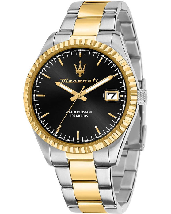 MASERATI Competizione Two Tone Stainless Steel Bracelet