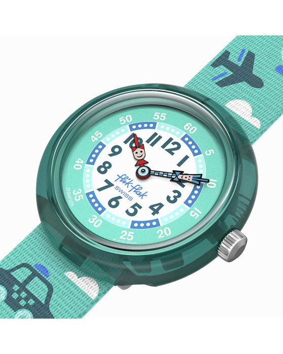 FLIK FLAK Time To Move Multicolor Plastic Strap