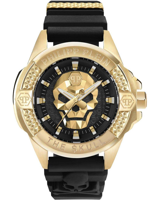 PHILIPP PLEIN The Skull Black Silicone Strap