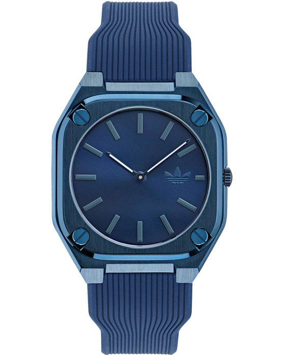 ADIDAS ORIGINALS City Tech Thin Blue Silicone Strap