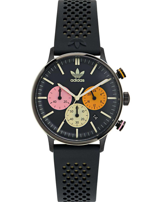 ADIDAS ORIGINALS Code One Chronograph Black Silicone Strap