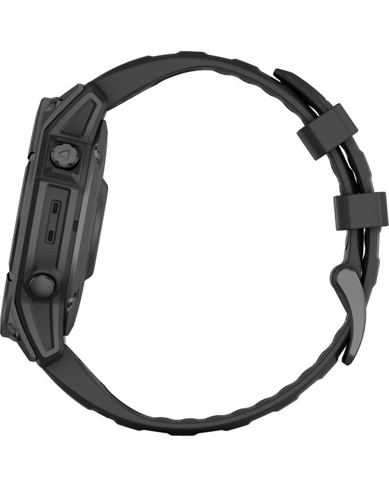 GARMIN Fenix E 47mm Slate Gray with Black Silicone Strap