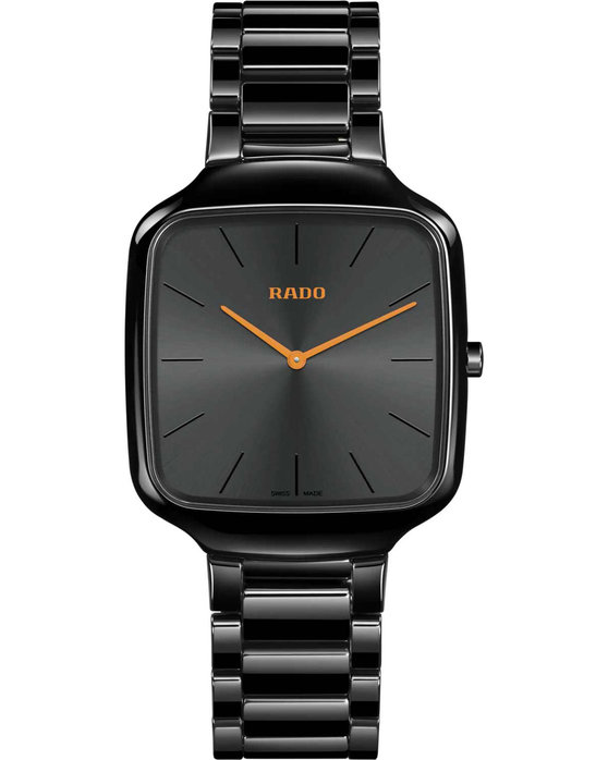 RADO True Square Thinline Black Ceramic Bracelet (R27054162)