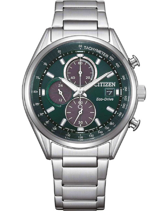 CITIZEN Eco-Drive Chronograph Silver Stainless Steel Bracelet