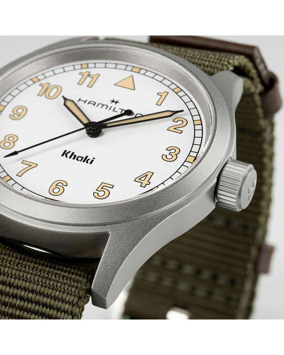 HAMILTON Khaki Field Quartz Khaki Fabric Strap