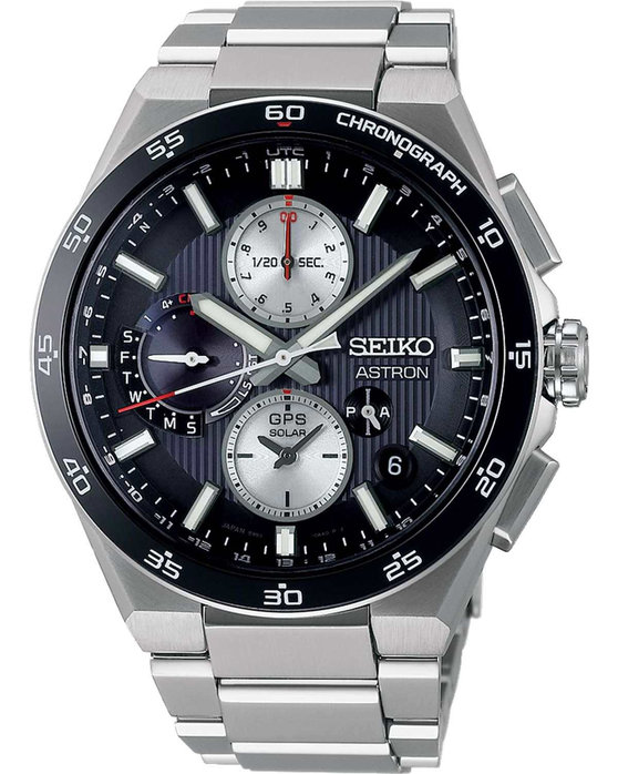 SEIKO Astron 'Night Black' 5X GPS Solar 2024 Dual Time Chronograph