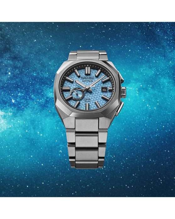 SEIKO Astron 'Starful Sky' 3X GPS Solar Silver Titanium Bracelet Limited Edition