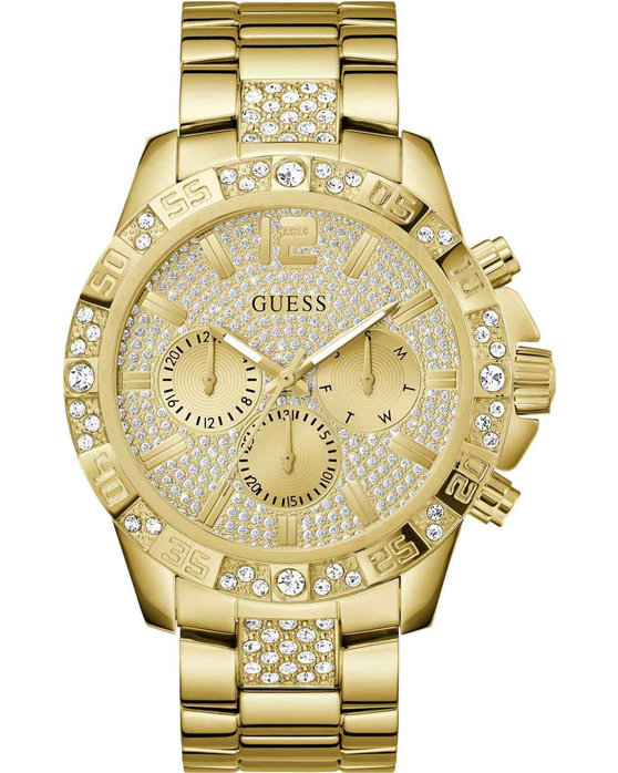 GUESS Majestic Crystals Gold Stainless Steel Bracelet