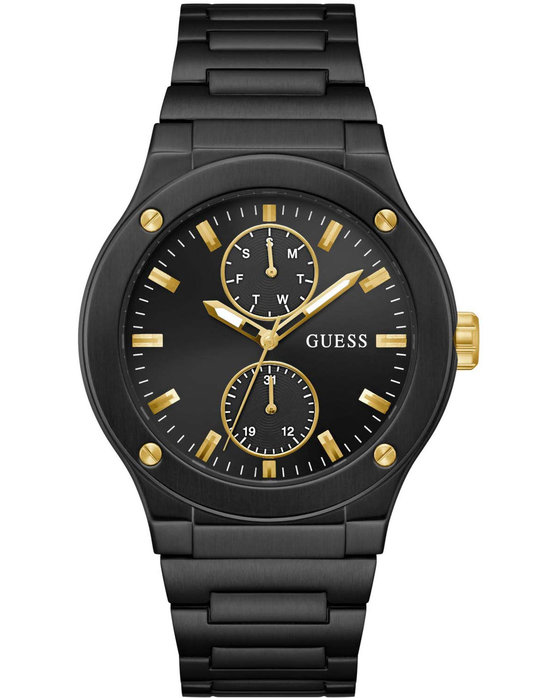 GUESS Jet Black Stainless Steel Bracelet