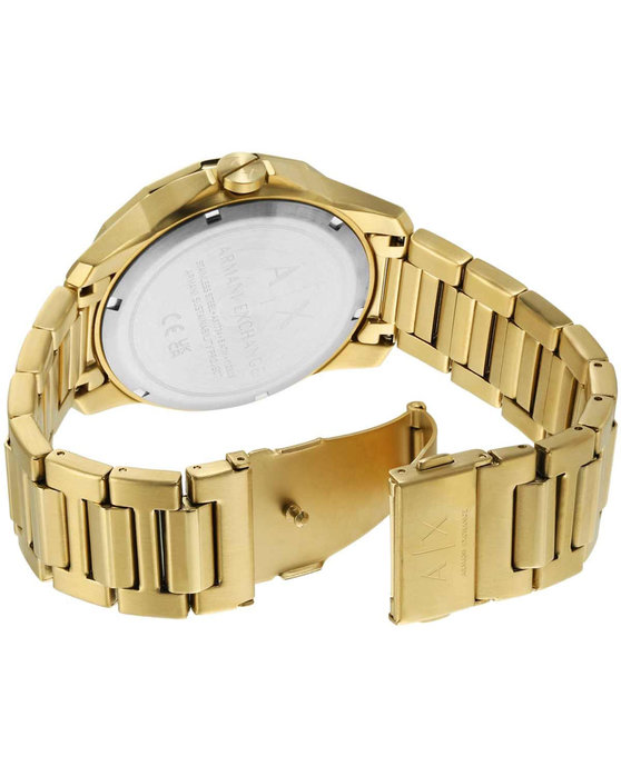 ARMANI EXCHANGE Banks Gold Stainless Steel Bracelet