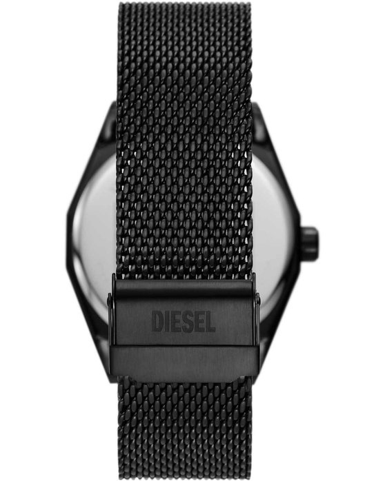 DIESEL Scraper Black Stainless Steel Bracelet