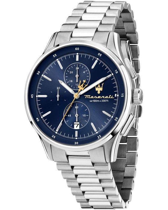 MASERATI Sorpasso Chronograph Silver Stainless Steel Bracelet