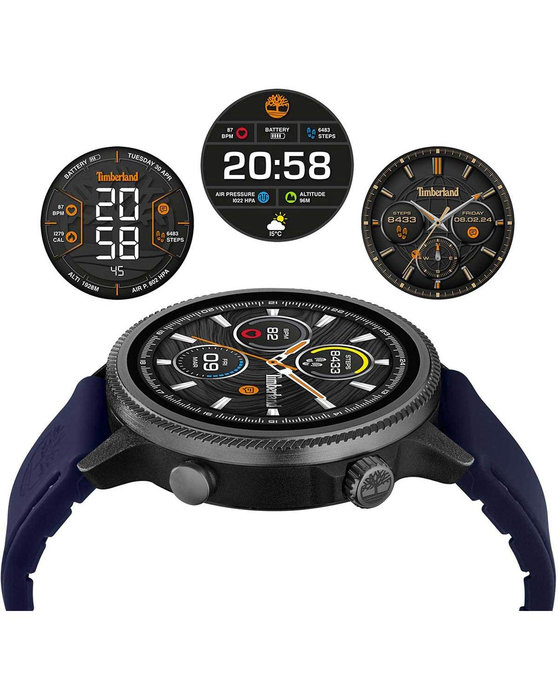 TIMBERLAND Trail Force S1 Smartwatch Blue Silicone Strap