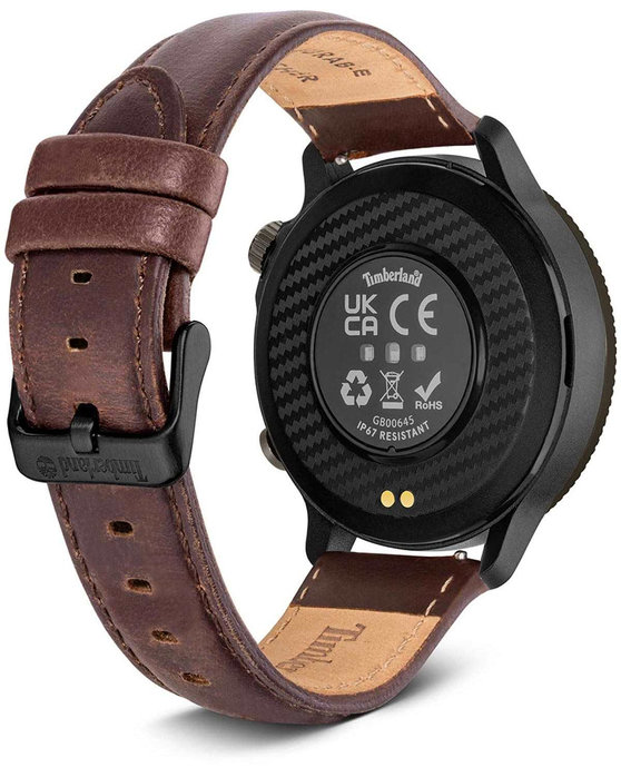 TIMBERLAND Trail Force S1 Smartwatch Brown Leather Strap Gift Set