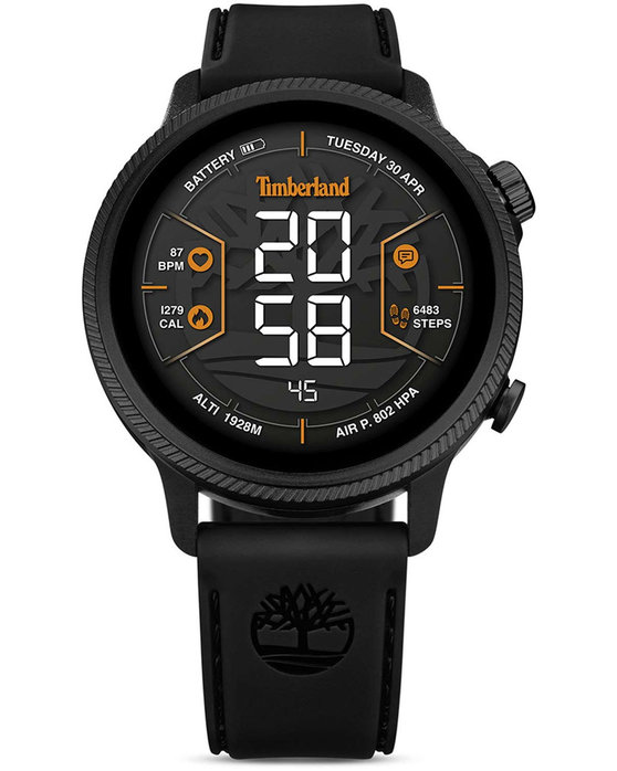 TIMBERLAND Trail Force S1 Smartwatch Black Silicone Strap