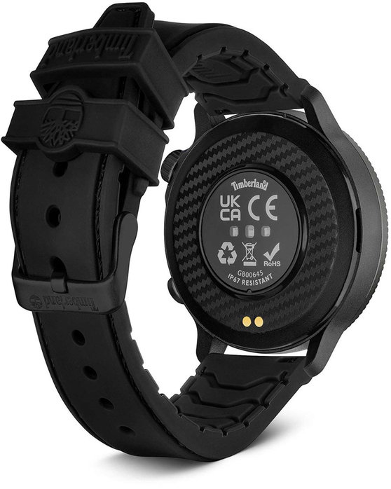 TIMBERLAND Trail Force S1 Smartwatch Black Silicone Strap