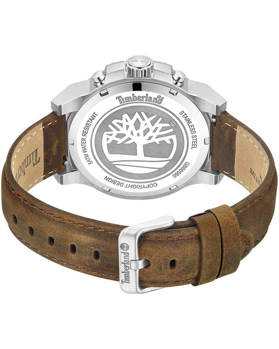 TIMBERLAND Fast Strike Chronograph Brown Leather Strap