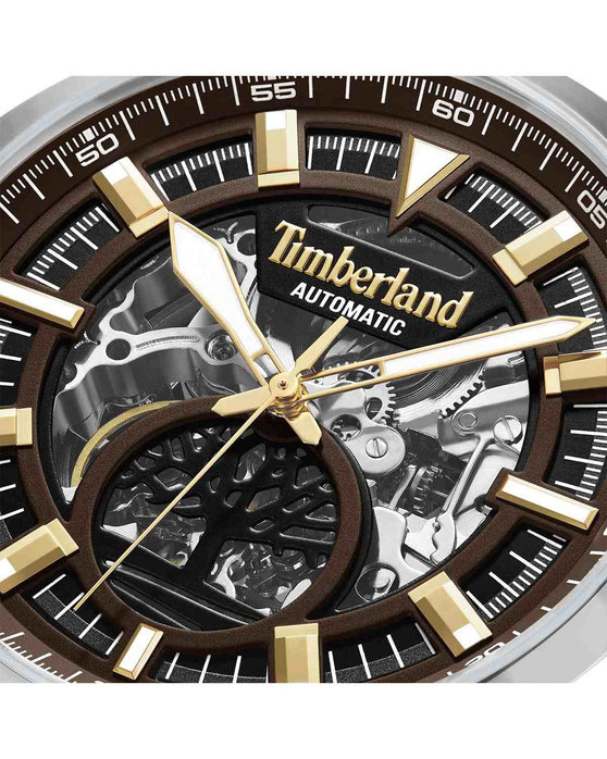 TIMBERLAND Henniker Automatic Brown Leather Strap