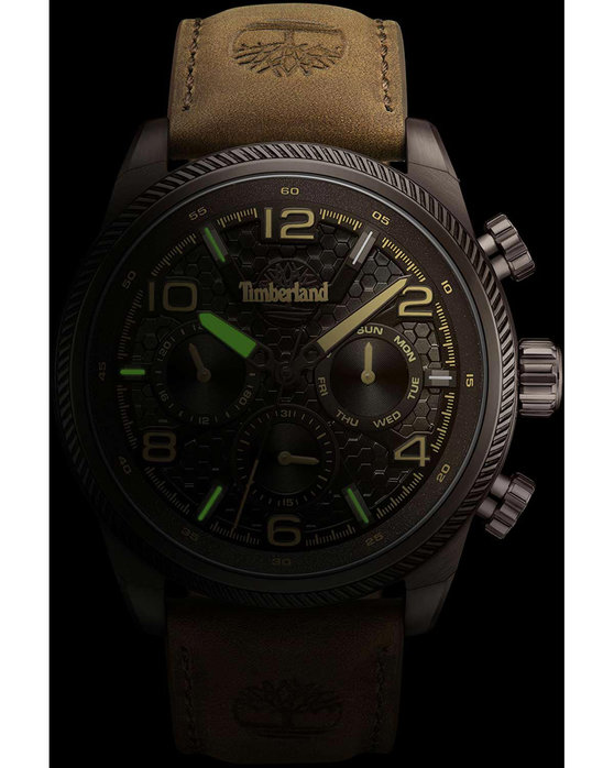 TIMBERLAND Henniker II Brown Leather Strap