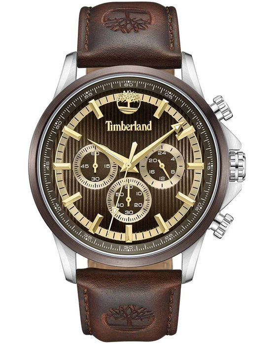 TIMBERLAND Bernardston Chronograph Brown Leather Strap