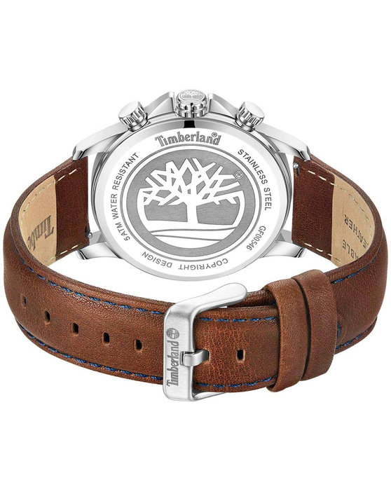 TIMBERLAND Bernardston Chronograph Brown Leather Strap