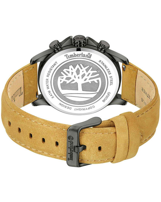 TIMBERLAND Bernardston Chronograph Brown Leather Strap