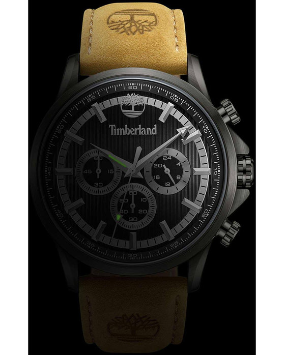 TIMBERLAND Bernardston Chronograph Brown Leather Strap