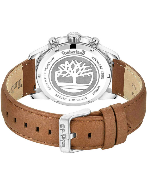 TIMBERLAND Hampton Harbour Brown Leather Strap