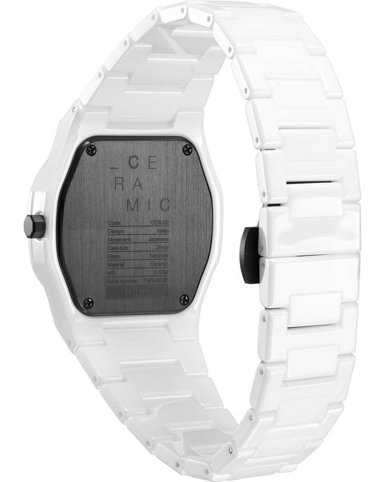 D1 MILANO Ceramic White Ceramic Bracelet