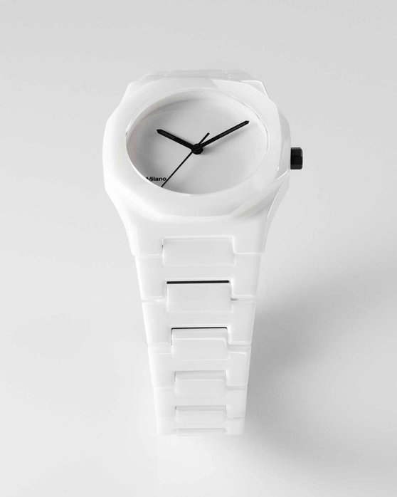 D1 MILANO Ceramic White Ceramic Bracelet