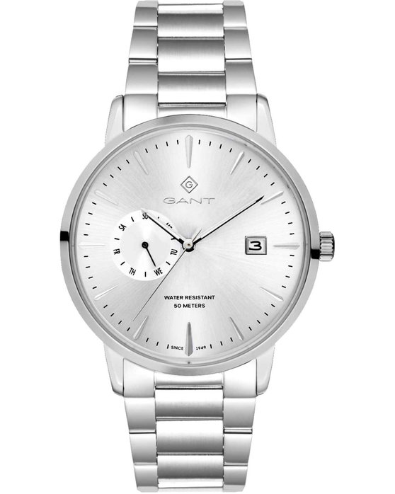 GANT East Hill Silver Stainless Steel Bracelet