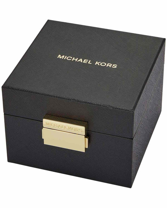 MICHAEL KORS Emery Crystals Gold Stainless Steel Bracelet Gift Set