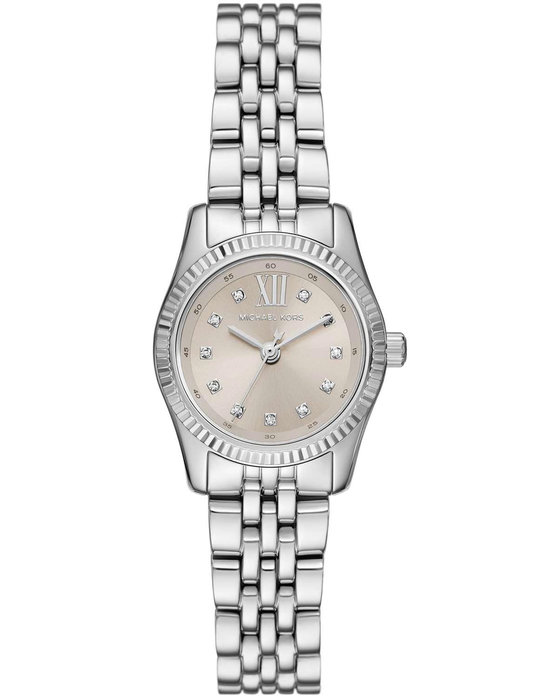 MICHAEL KORS Petite Lexington Crystals Silver Stainless Steel Bracelet