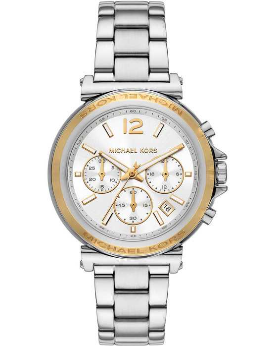 MICHAEL KORS Maren Chronograph Silver Stainless Steel Bracelet