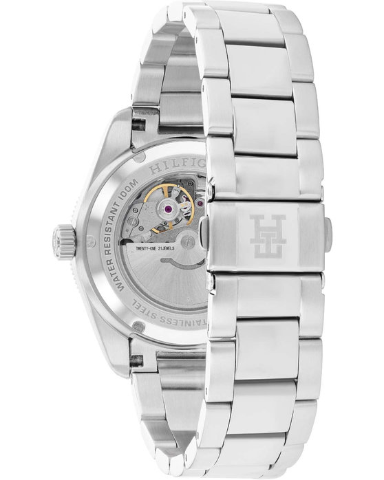 TOMMY HILFIGER Sport Automatic Silver Stainless Steel Bracelet