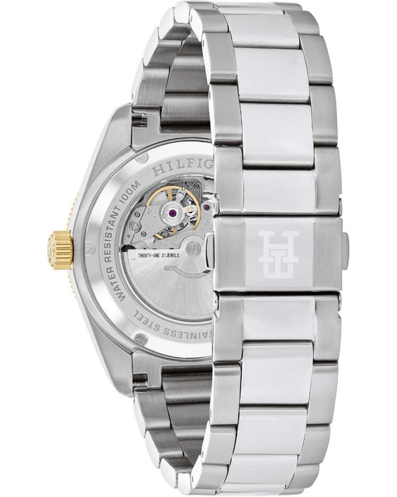 TOMMY HILFIGER Sport Automatic Silver Stainless Steel Bracelet