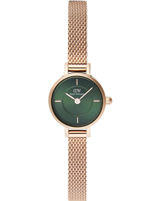 DANIEL WELLINGTON Petite Mini Emerald Melrose Rose Gold Stainless Steel Bracelet 19 mm