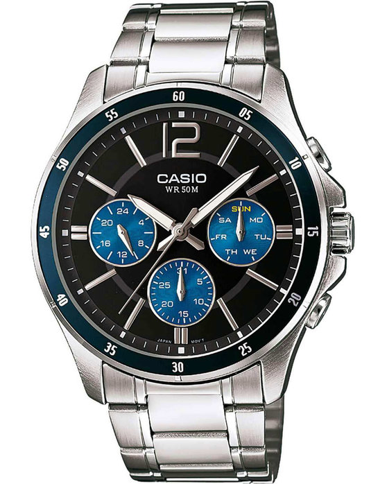 CASIO Collection Silver Stainless Steel Bracelet