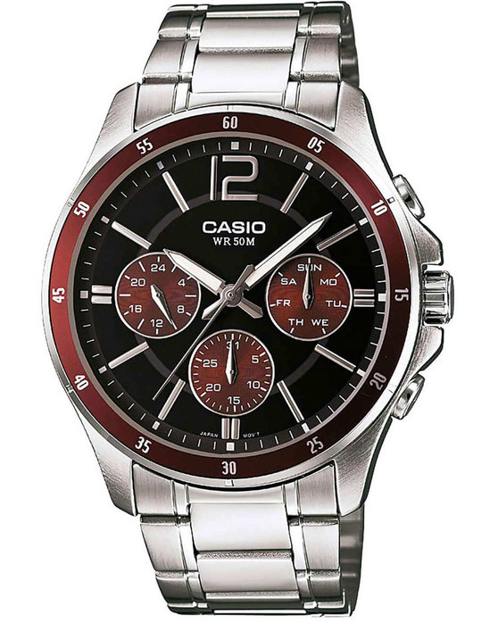 CASIO Collection Silver Stainless Steel Bracelet