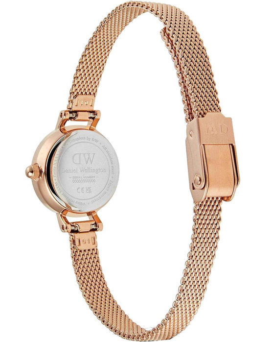 DANIEL WELLINGTON Petite Mini Melrose Rose Gold Stainless Steel Bracelet 19 mm