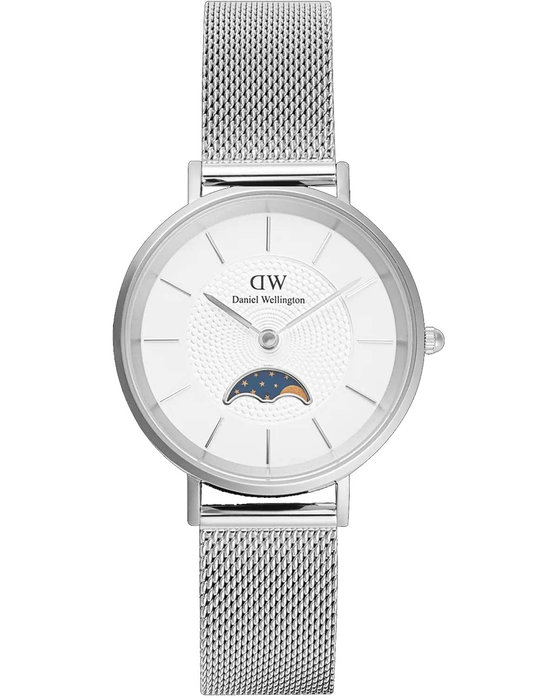 DANIEL WELLINGTON Petite Lune Silver Stainless Steel Bracelet 32 mm