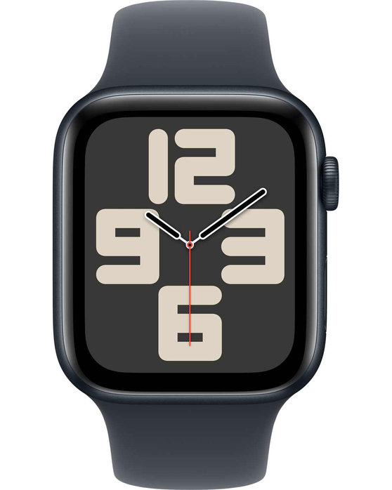 Apple Watch SE 2 GPS 44mm Midnight Aluminium Case with Midnight Sport Band - S/M (προπαραγγελία)