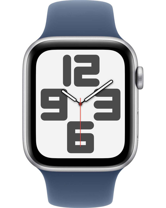 Apple Watch SE 2 GPS 44mm Silver Aluminium Case with Denim Sport Band - S/M (προπαραγγελία)