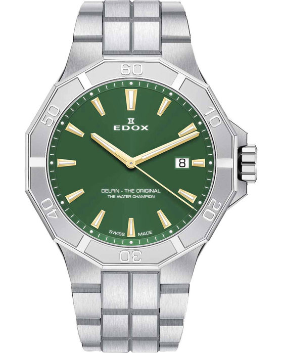 EDOX Delfin The Original Silver Stainless Steel Bracelet