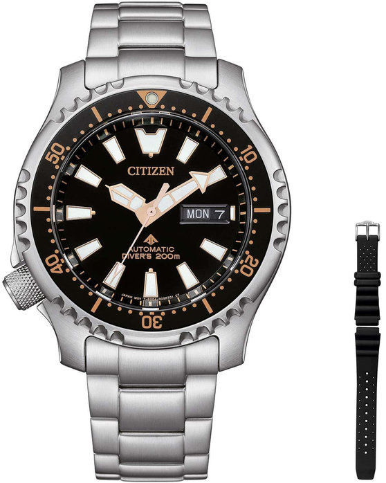 CITIZEN Promaster Marine Divers Automatic Silver Stainless Steel Bracelet Limited Edition Gift Set